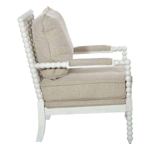 unsung The Chair リング 10/11/12号 シルバー Kaylee Solid Wood Spindle Chair with Lightly Distressed Frame - On