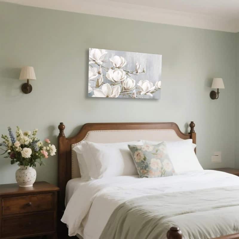 Wall Art Flowers Pictures Blossom Floral Artwork Vintage Nature
