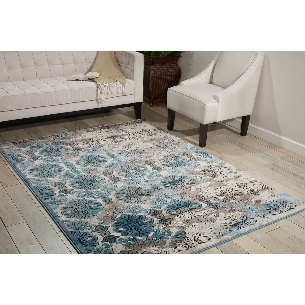 Nourison Karma Abstract Vintage Medallion Area Rug