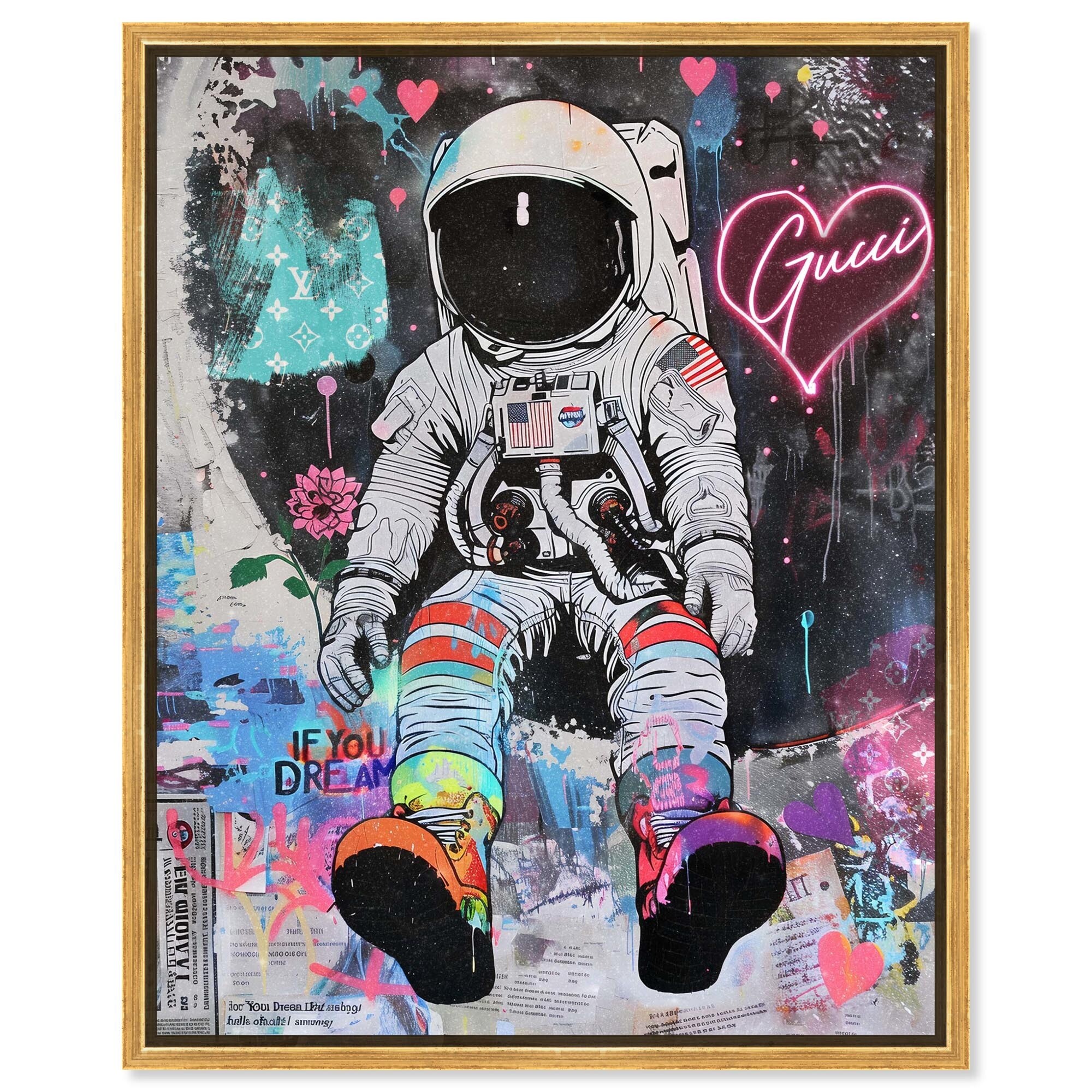 Out in Space Canvas Modern Urban Prints by Art Remedy