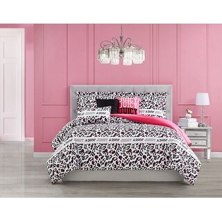 Juicy Couture Hyper Leopard Bedding Set Reversible - Bed Bath & Beyond ...