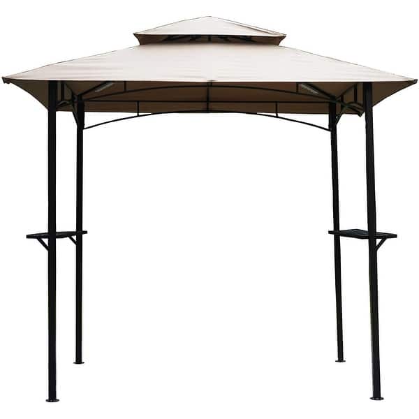 slide 2 of 32, Kozyard Outdoor BBQ Grill Gazebo Canopy Hardtop Grill Gazebo and Vented Soft Top Gazebo Canopy. 2Size: 6ft x 8ft and 5ft x 8ft