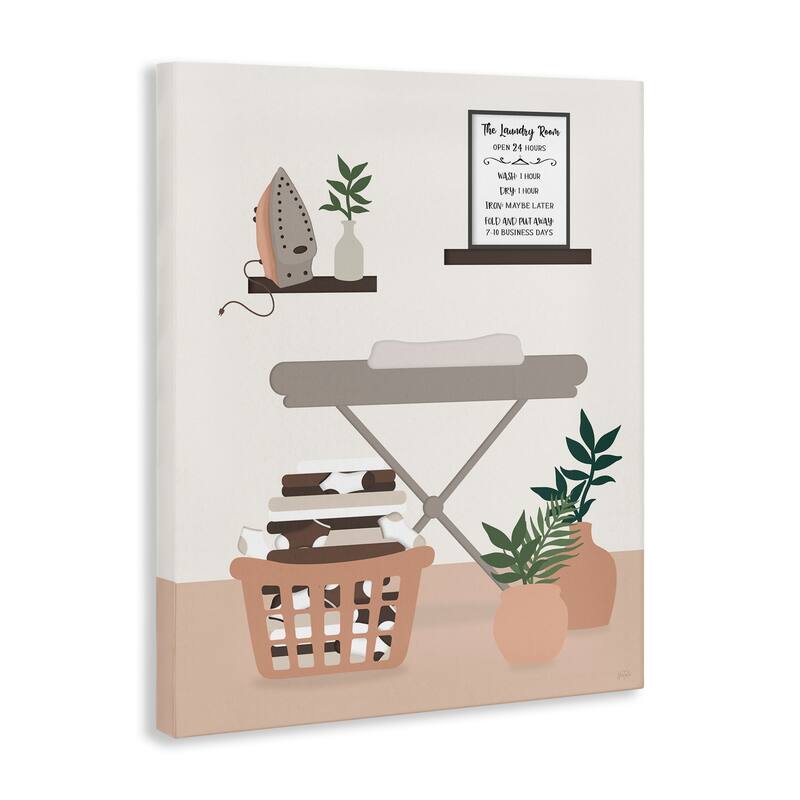 Stupell Laundry Rules Modern View Canvas Wall Art Design By Natalie Carpentieri