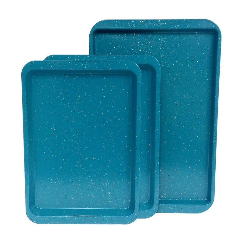 casaWare 3pc Multi-Size Cookie Sheet/Jelly Roll Pan Set