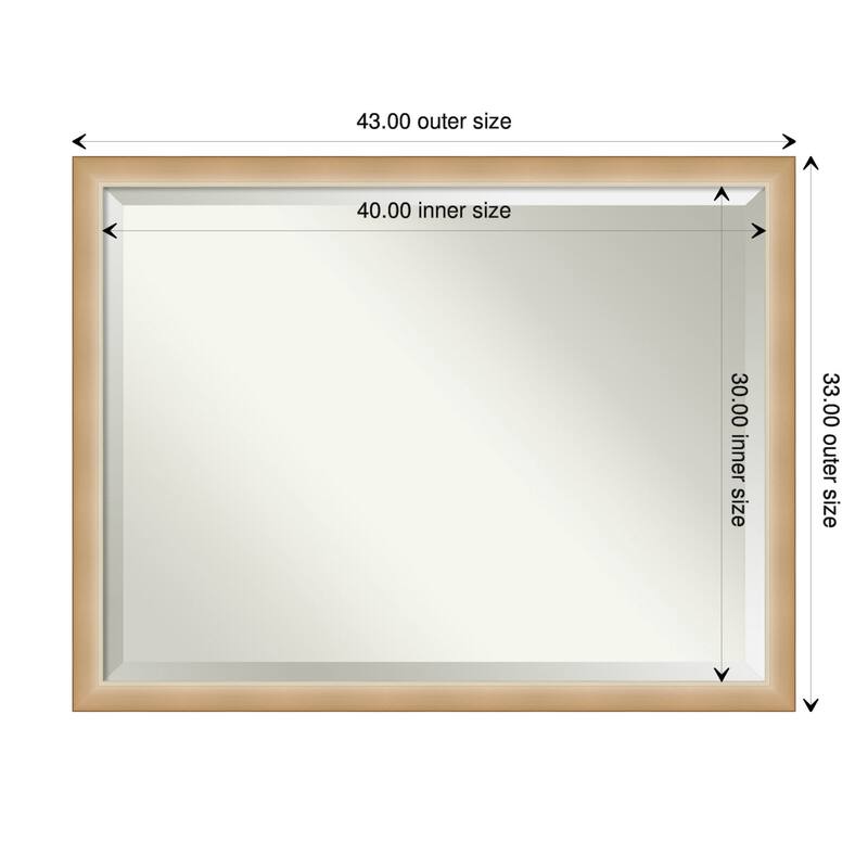 Beveled Wall Mirror - Eva Frame