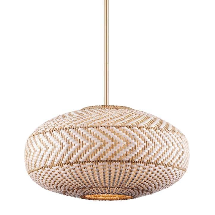 Crystorama Lighting Group ZAN-9014 Zanzibar 3 Light 22" Wide Pendant