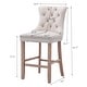 preview thumbnail 6 of 56, Contemporary Tufted Velvet Upholstered Counter Bar Stools Set of 2