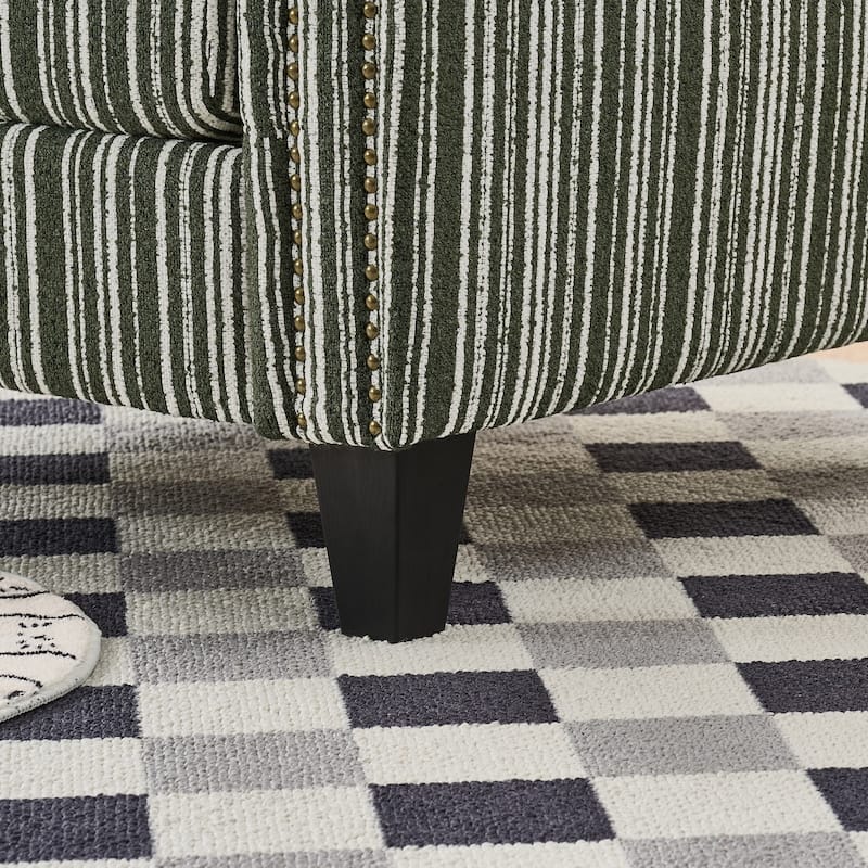 Side Chair Lounge Chair with Nailhead Trim, Leisure Chair Green Accent Chair Dressing Chair Reading Chair