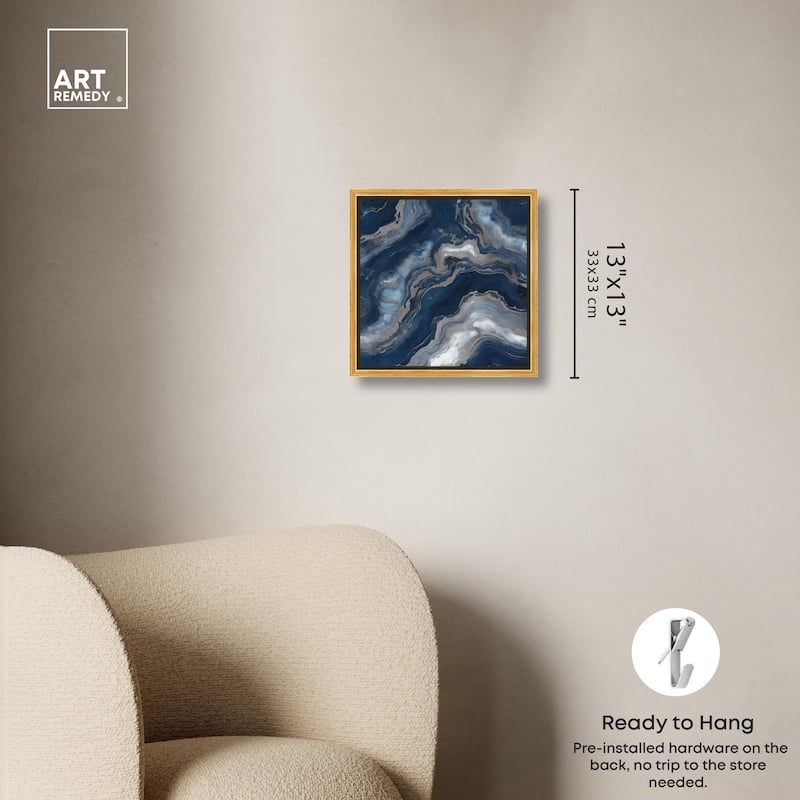 Deep Sea Geode I Canvas by Art Remedy