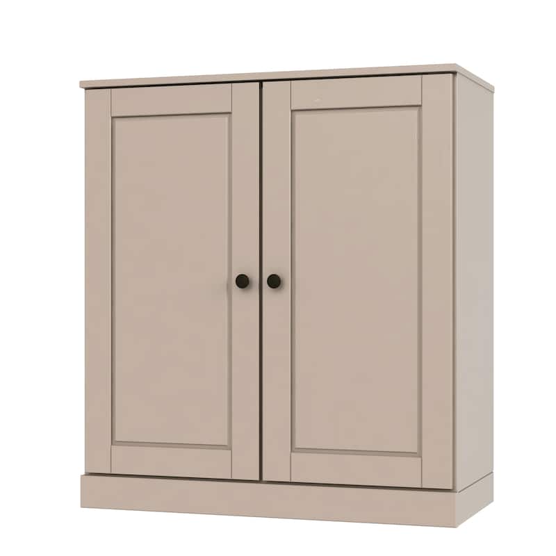 Palace Imports 100% Solid Wood 3-Shelf Bookcase, Adjustable Shelves, 32" Wide, 35.75" Tall