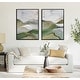 preview thumbnail 3 of 13, Kate and Laurel Sylvie Beaded Whispers of the Hills 1 and 2 Framed Canvas Art Set by Nikita Jariwala