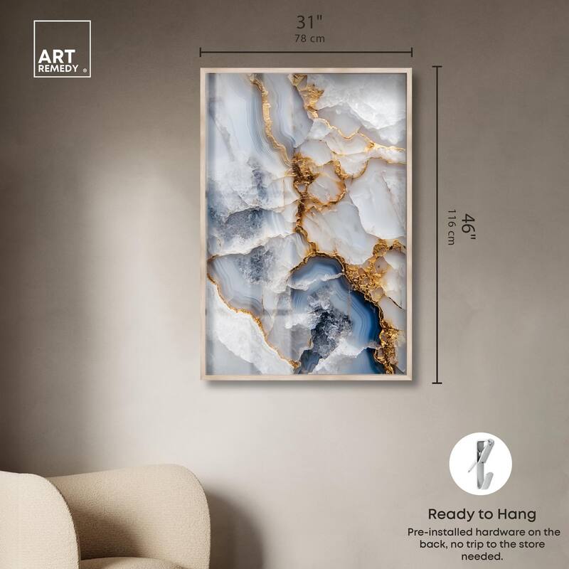Denim Dreams I Shadowbox by Art Remedy