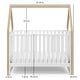 preview thumbnail 29 of 59, Storkcraft Orchard 5-in-1 Convertible Crib - Detachable Canopy, JPMA Certified, 1-Year Warranty