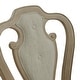 preview thumbnail 7 of 8, Magnolia Manor Weathered Bisque Splat Back Upholstered Arm Chair (Set of 2)
