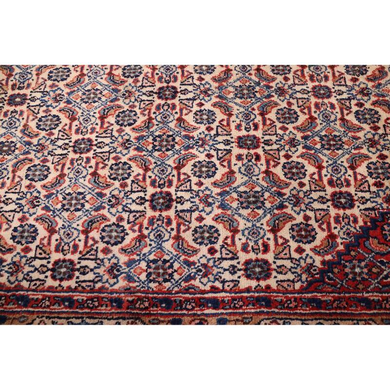 ECARPETGALLERY Hand-knotted Antalya Vintage Cream Wool Rug - 8'2 x 11'6