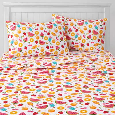 Fruity Fun Multi Color Kids Sheet Set