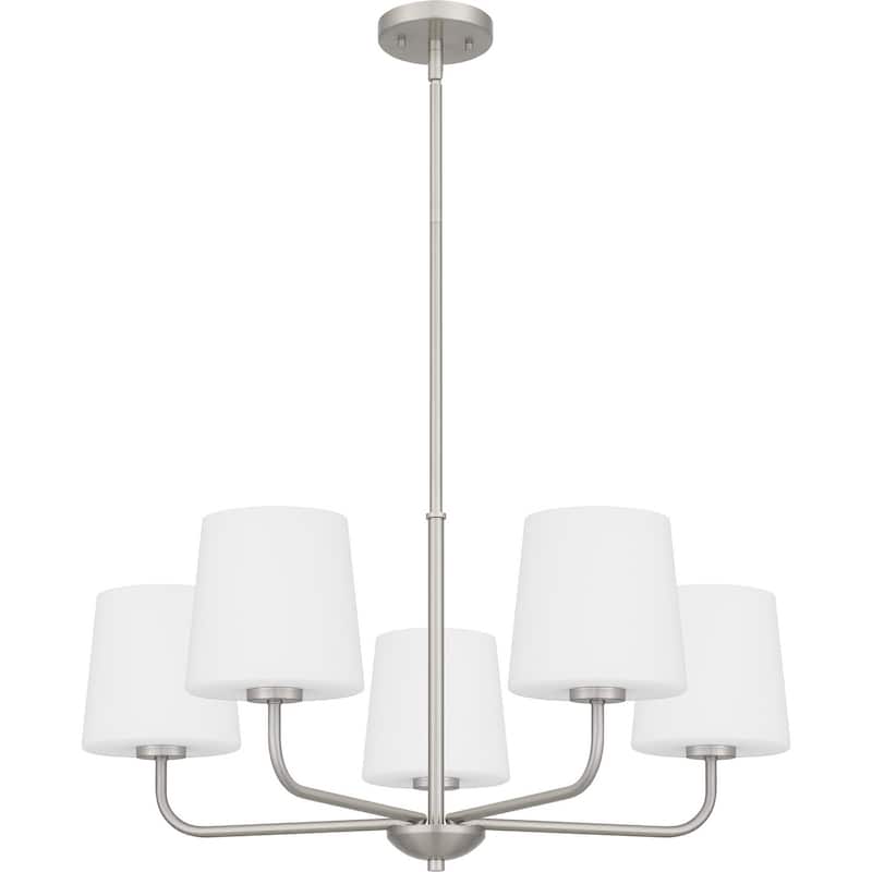 Gallagher Five Light Chandelier - Brushed Nickel