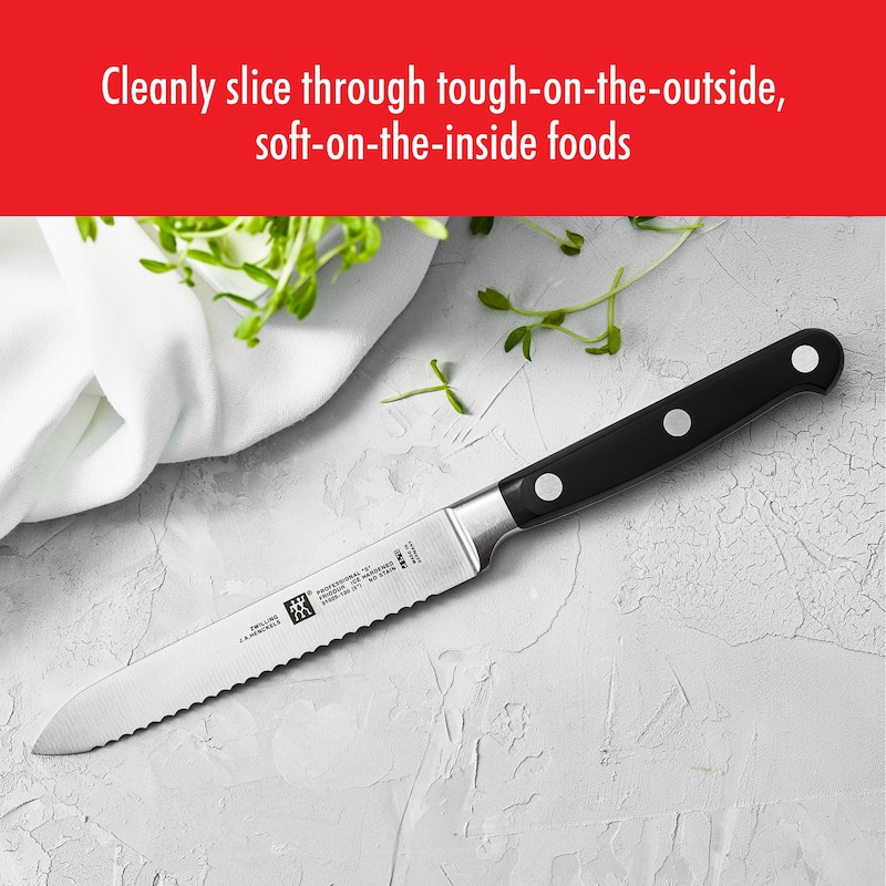 ZWILLING Professional "S" 5-inch Serrated Utility Knife
