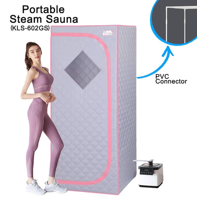 Full Size Portable Black Steam Sauna Tent