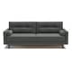 preview thumbnail 25 of 36, Scandinavian Sleeper Sofa with Storage Grey/Black