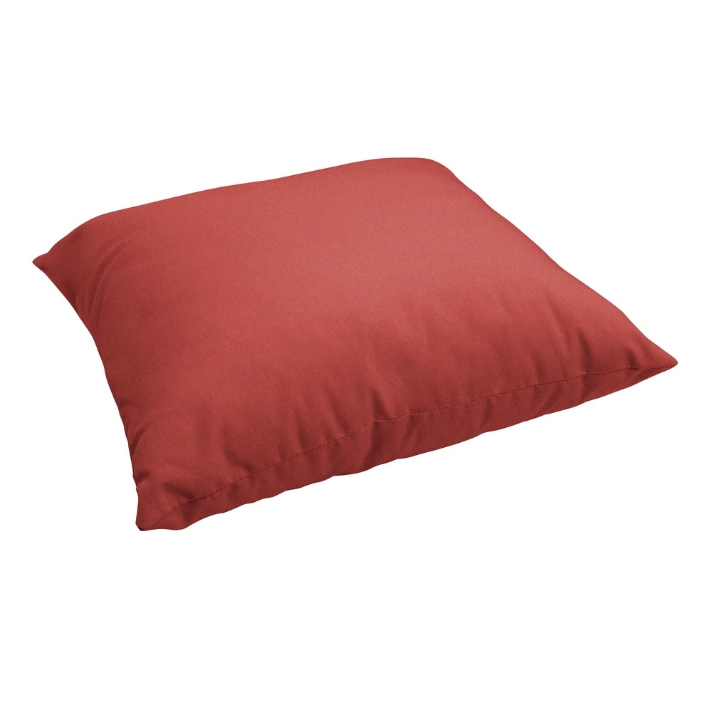 Sorra Home Sunbrella Outdoor Knife Edge Floor Pillow Single