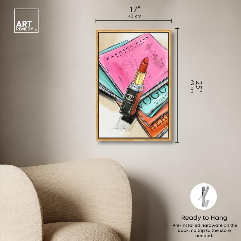 Fashion Sketches Canvas by Art Remedy