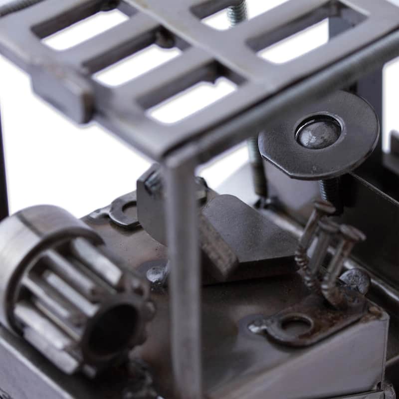 Novica Handmade Forklift Recycled Auto Part Sculpture