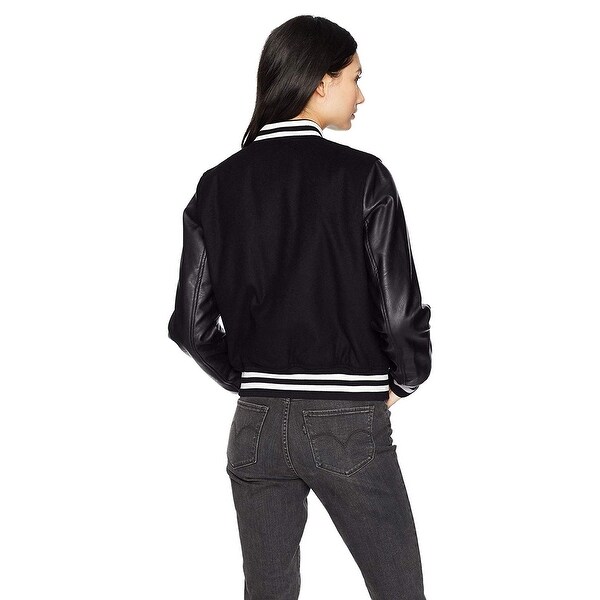 levi's mixed media bomber jacket