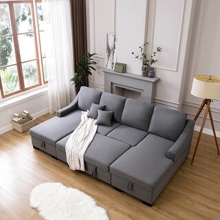 Double bed sale settee with storage