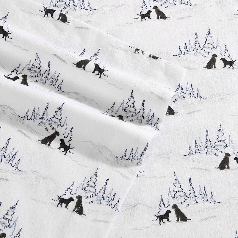 Eddie Bauer Printed Cotton Flannel Sheet Set
