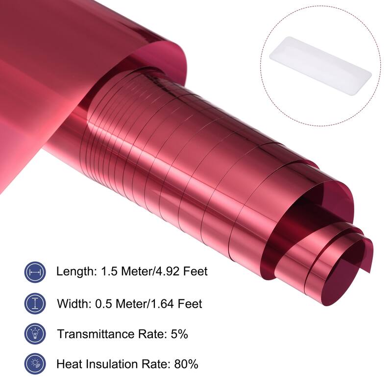 Window Film Sun Light Blocking Film One Way Glass Covering Protection