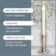 Battery Operated Bi-Directional LED Adjustable Base Candle 4-pack