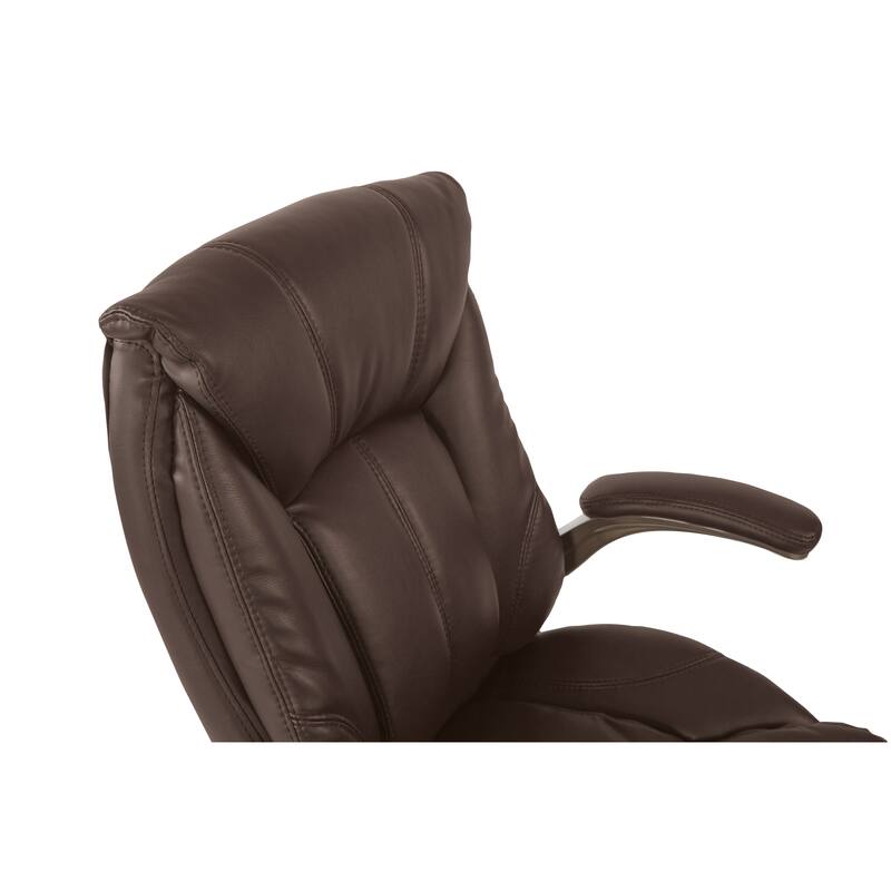 Faux Leather Mid-Back Office Chair