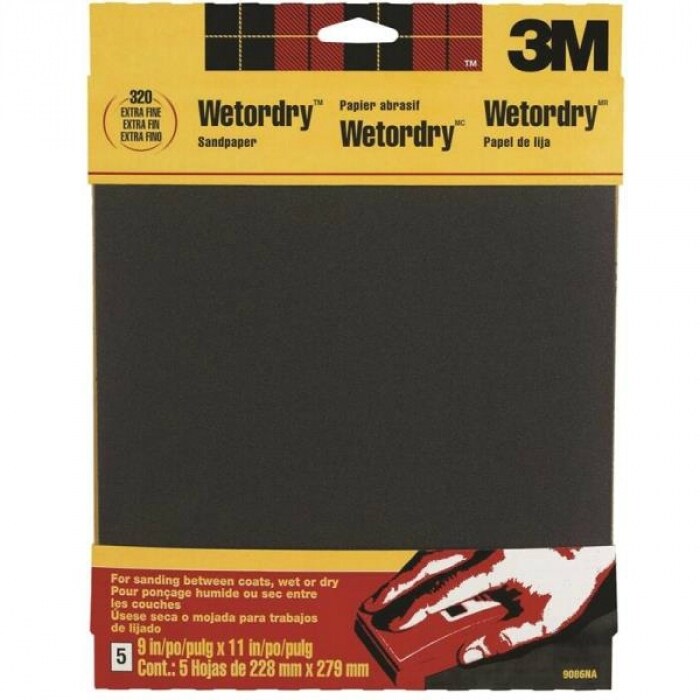 Shop 3m 9086 Wet Dry Sandpaper 9 X 11 Extra Fine 320 Grit 5