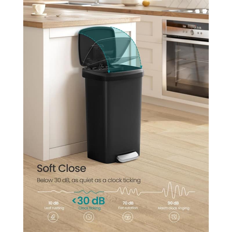 12Gal Kitchen Trash Can - Multi