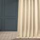 Exclusive Fabrics Italian Faux Linen Curtain (1 Panel)