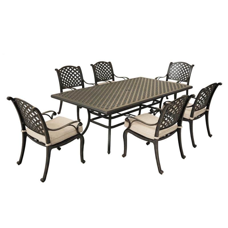 South Ponto 7-piece Aluminum Dining Set by Havenside Home