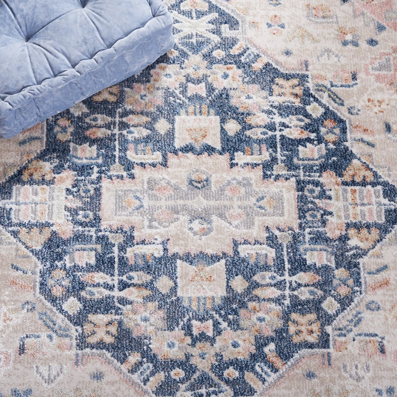 SAFAVIEH Blair Machine Washable Khadija Slip Resistant Rug