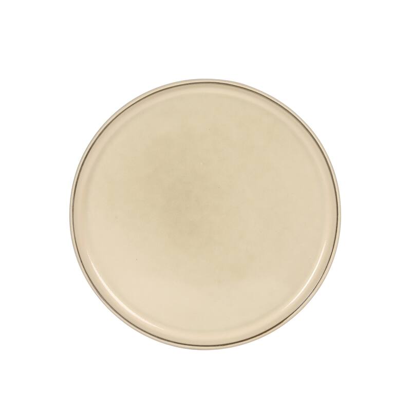 Gibson Elite Liberty Bay 16-Piece Pottery Clay Stoneware Stackable Dinnerware Set - Reactive Glaze, Service for 4