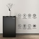 preview thumbnail 2 of 8, Costway 3.2 Cu.Ft. Compact Refrigerator Mini Dorm Small Fridge Freezer