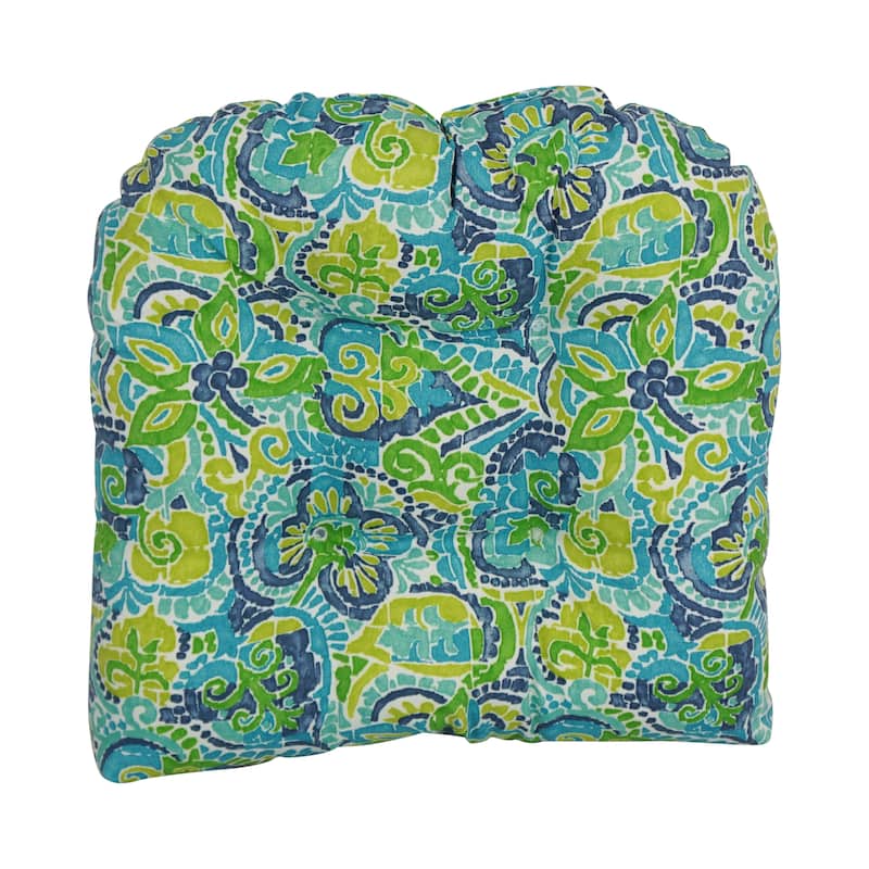 19-inch Rounded Back Indoor/Outdoor Chair Cushions (Set of 2)