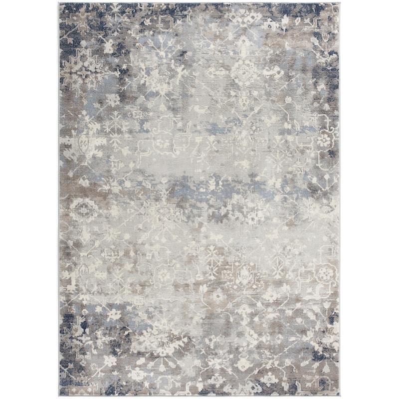 HomeRoots Abstract Abstract Rectangle Area Rug - 36.00 in. x 27.00 in. x 0.40 in.