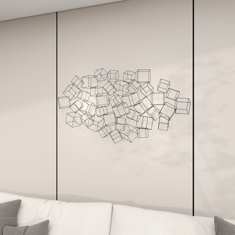 Gold Iron Modern Wall Decor Abstract