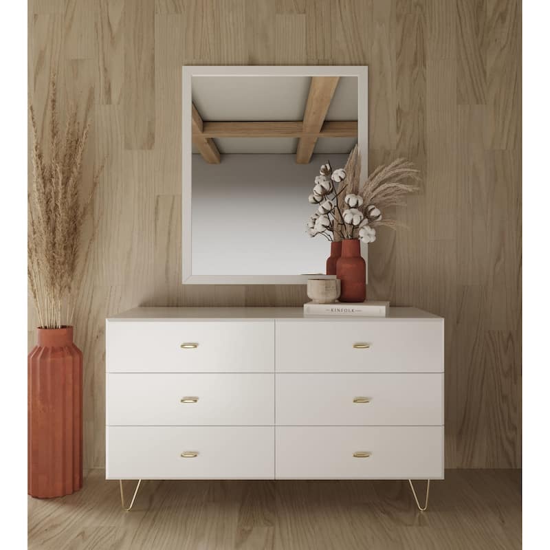 Carson Carrington Bandene Modern White Dresser