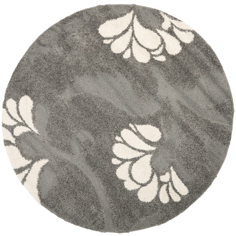 SAFAVIEH Florida Shag Neliha Floral 1.2-inch Thick Rug