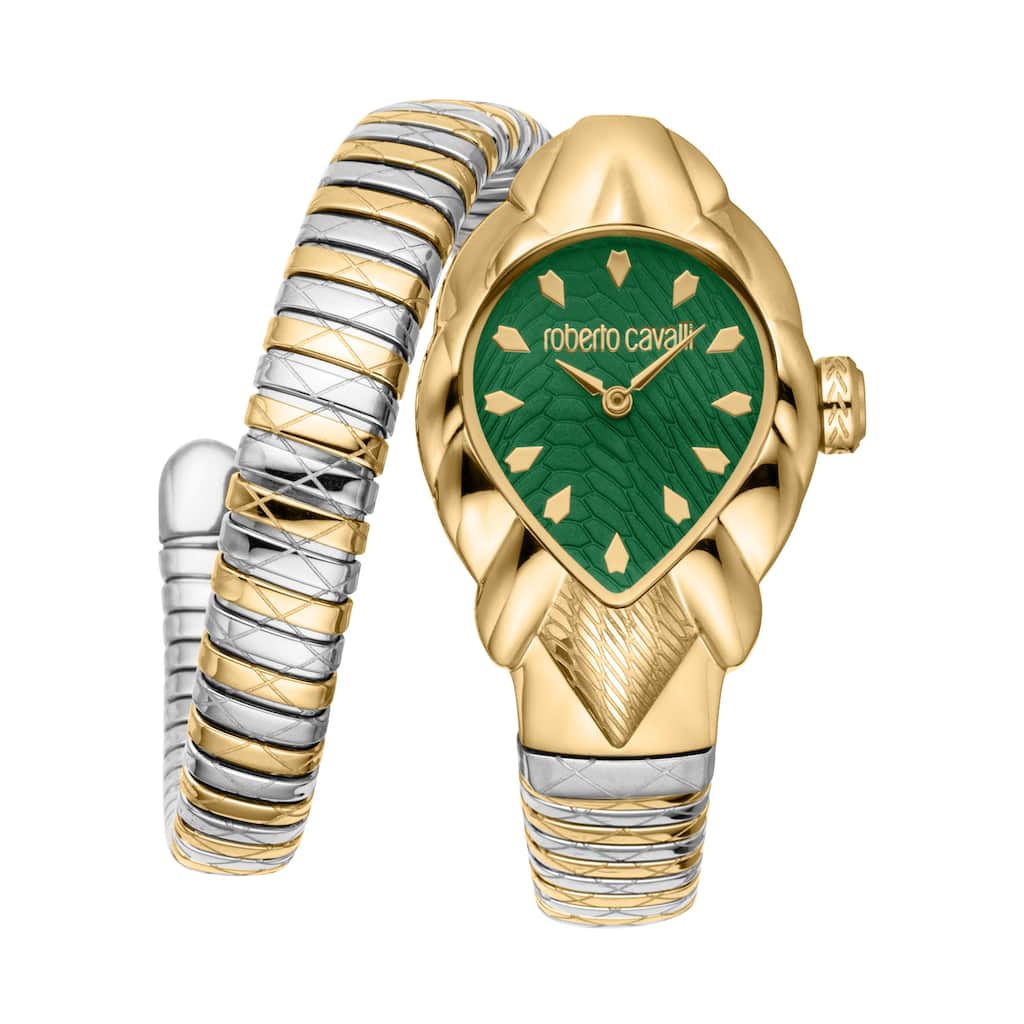 Roberto Cavalli Women's RC5L110M0075 Quartz Watch - Gold-Tone