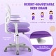 preview thumbnail 18 of 34, Gymax Kids Desk Chair Adjustable Height Children Study Chair w/Auto