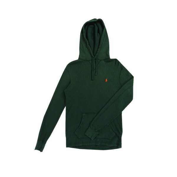 polo ralph lauren waffle knit hoodie