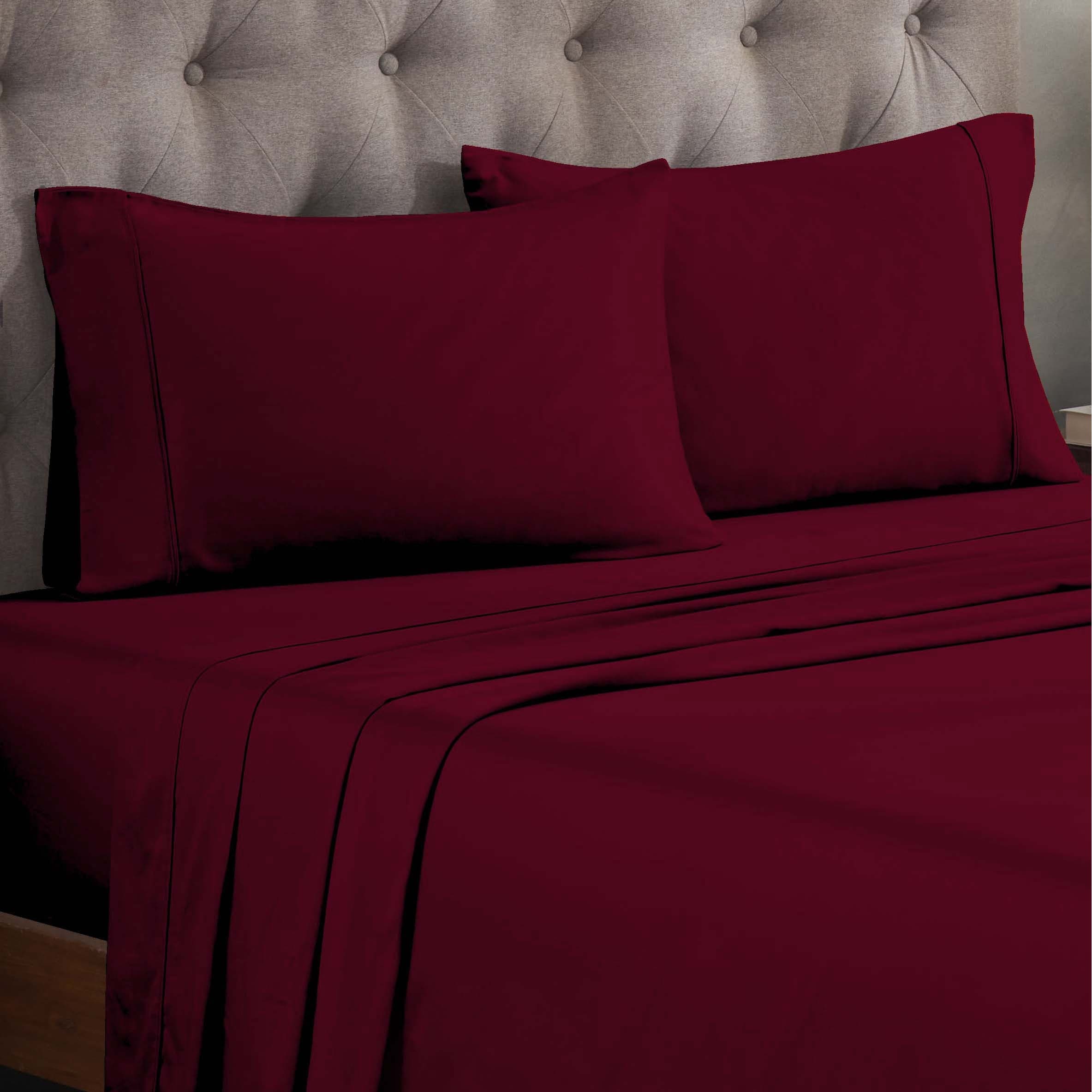 Superior Egyptian Cotton 300 Thread Count Solid Deep Pocket Sheet Set