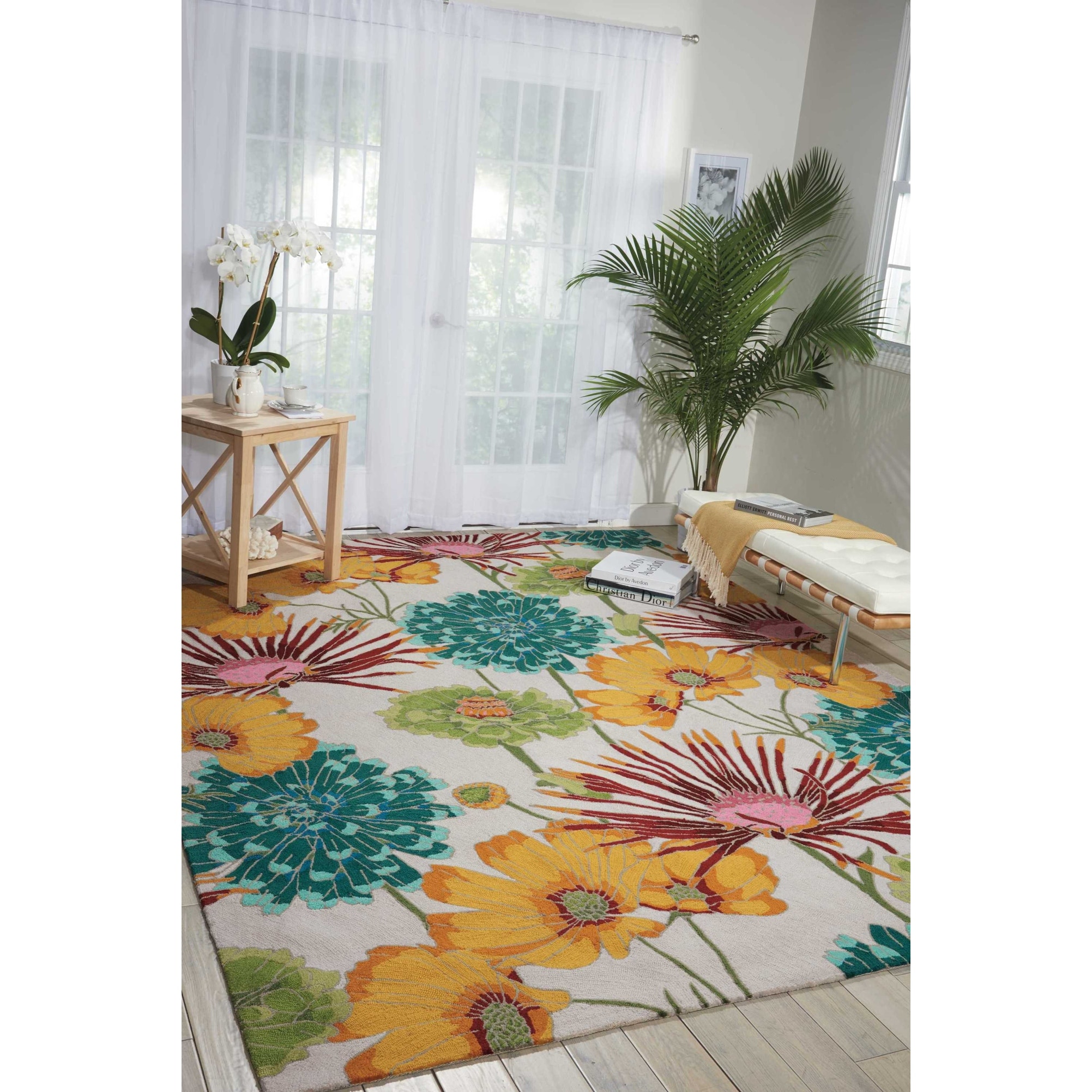 Nourison Fantasy Abstract Floral Area Rug